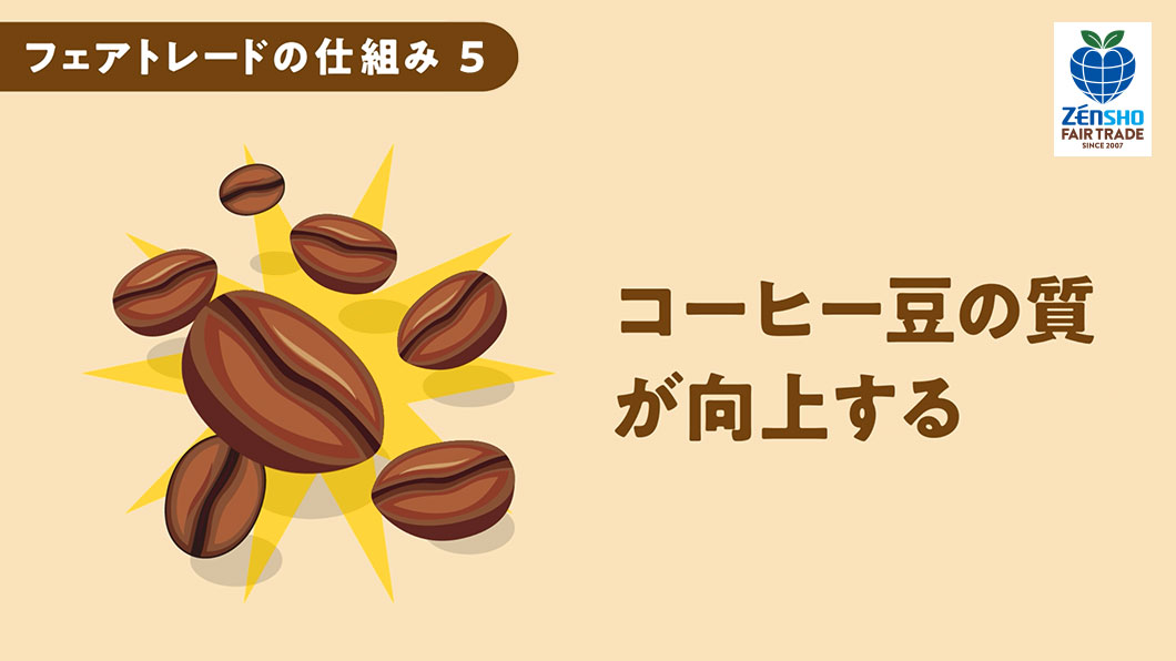 コーヒー豆の質が向上する